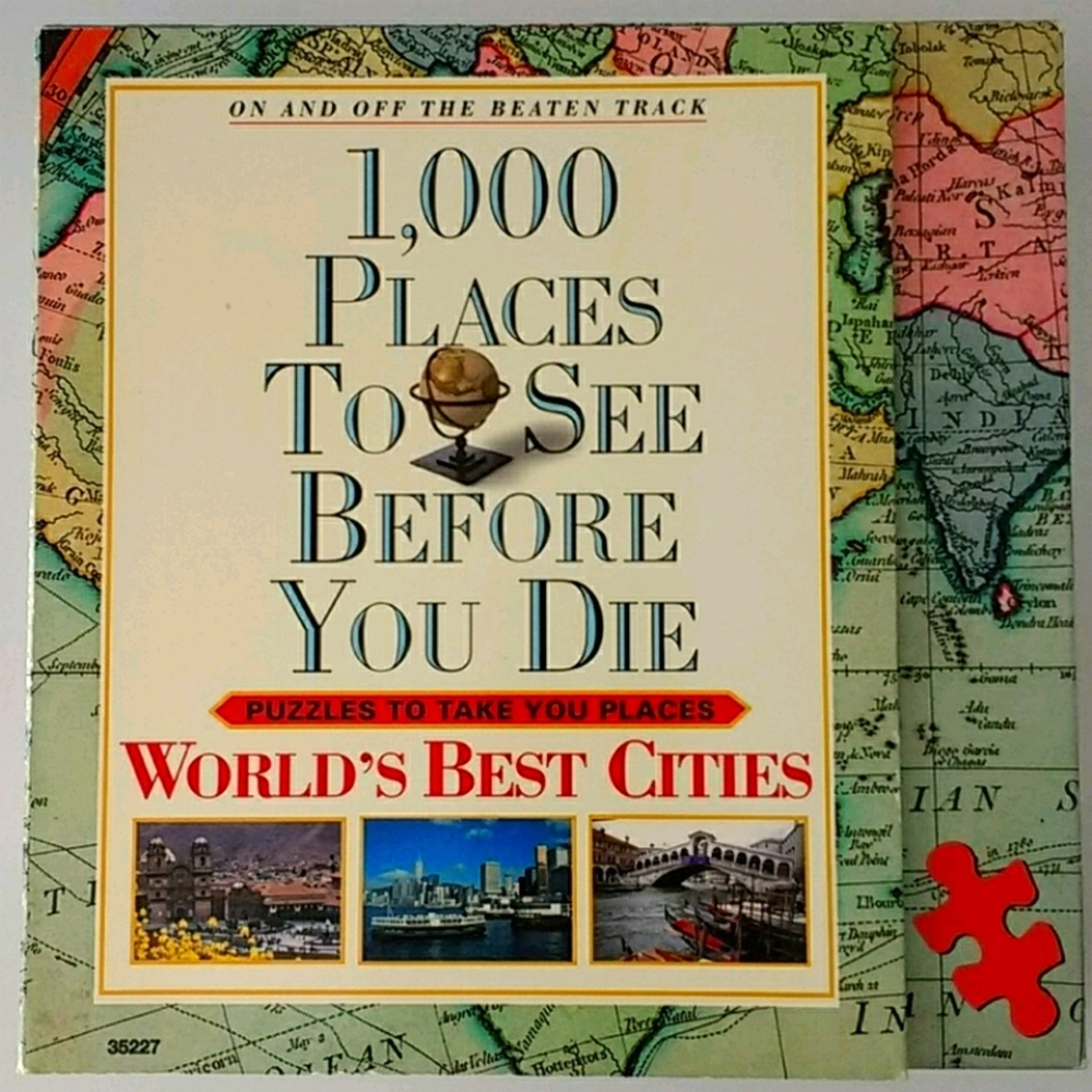 🎉Host Pick 🎉1,000 Places to See Before You Die Puzzle
